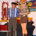 Boerenbont met rode lampjes